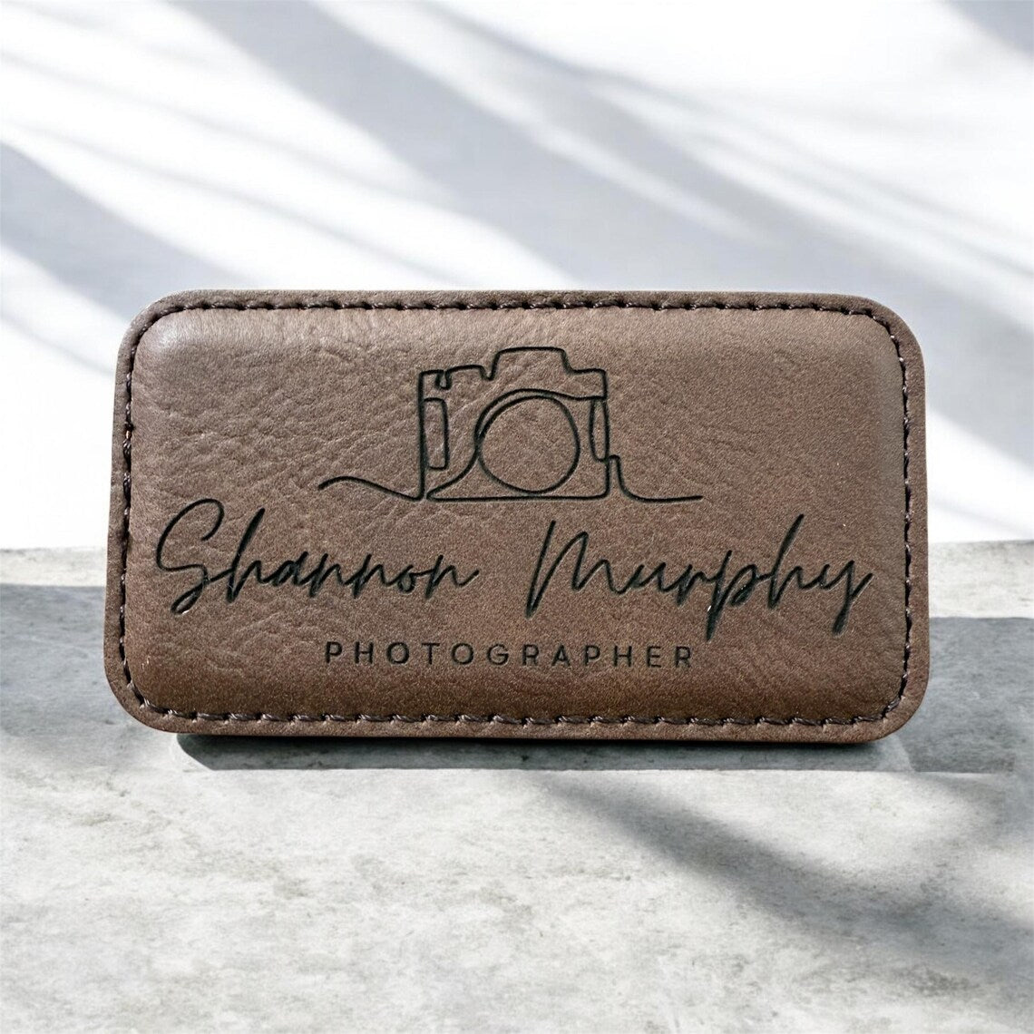 Personalized Name Tag Badge Magnet Attachment Customized Identification Engraved - 5 Pieces