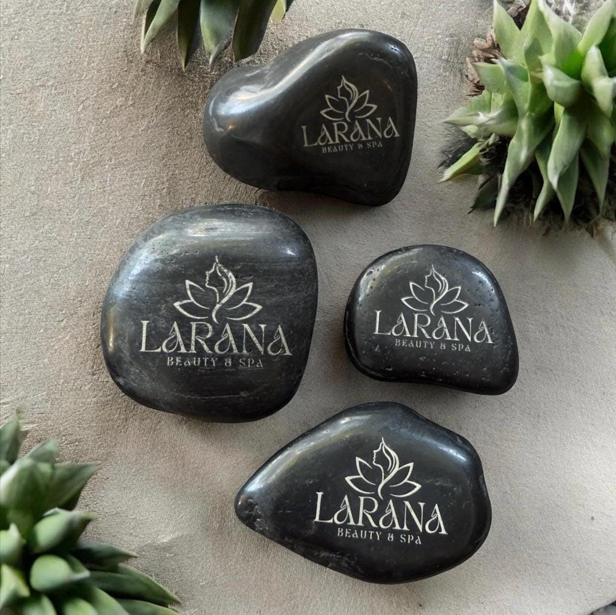 Personalized Design Your Own Engraved River Rock Bulk Branding