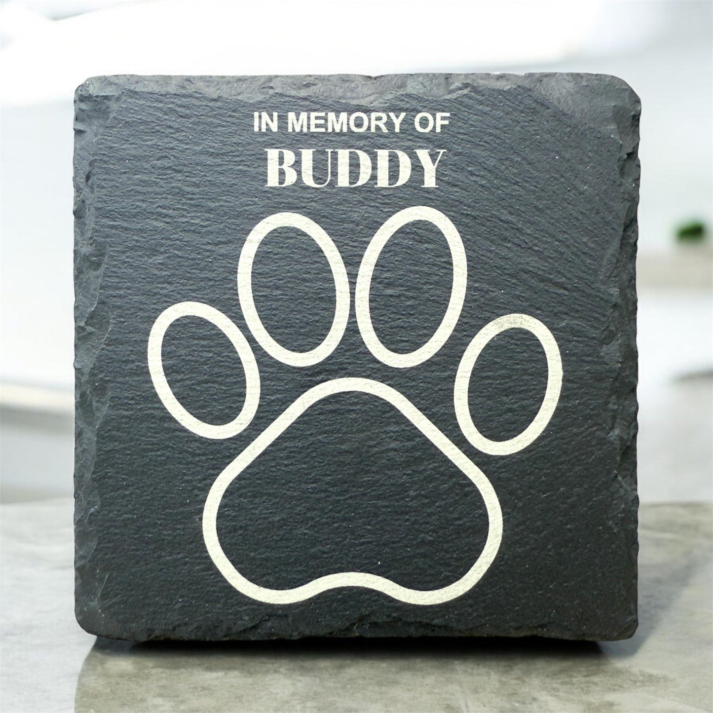 Personalized Pet Memorial Stone for home & garden, Dog memorial, Cat memorial, Pet remembrance gift, In memory of gift, Pet grave marker