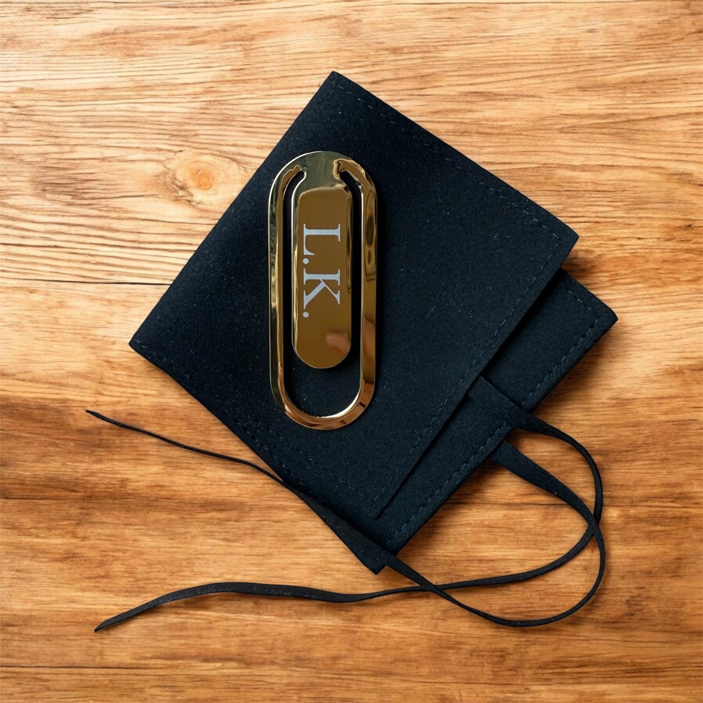 Personalized Gold Bookmark: Engraved Metal, Custom Corporate Gift