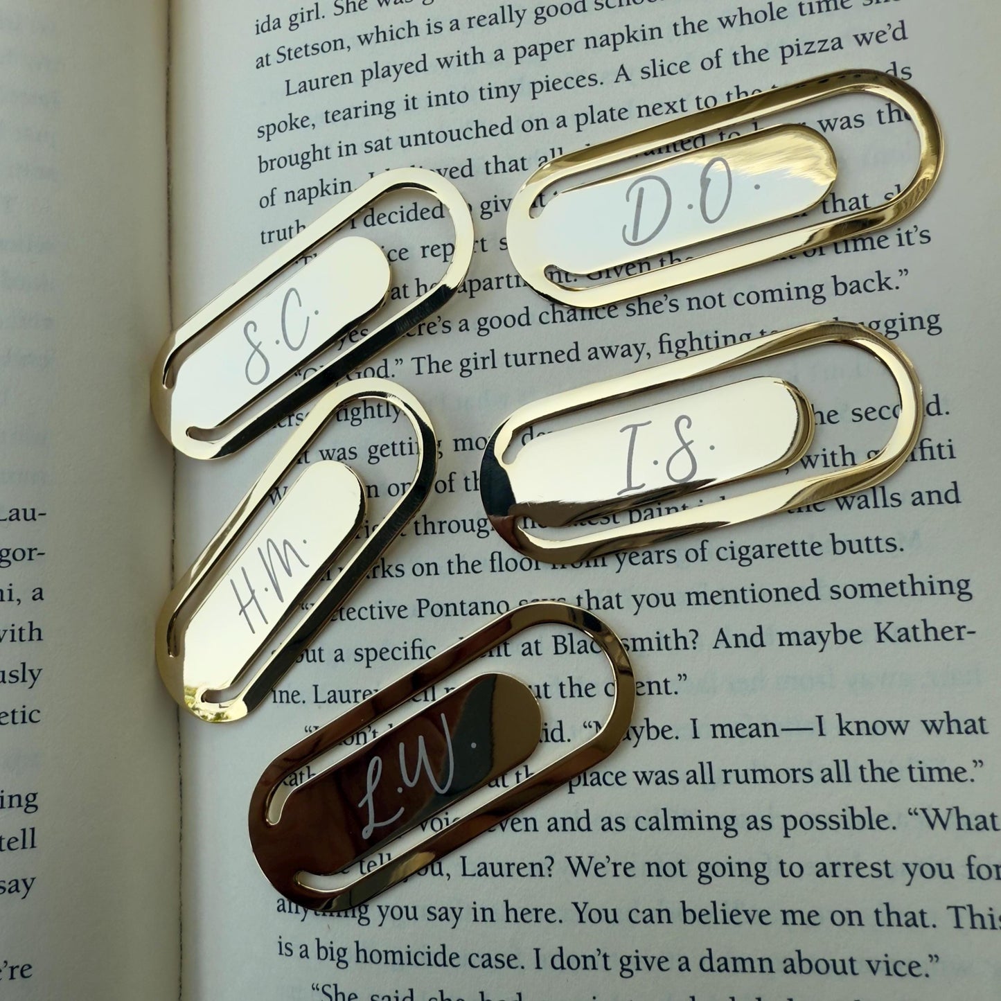 Personalized Gold Bookmark: Engraved Metal, Custom Corporate Gift