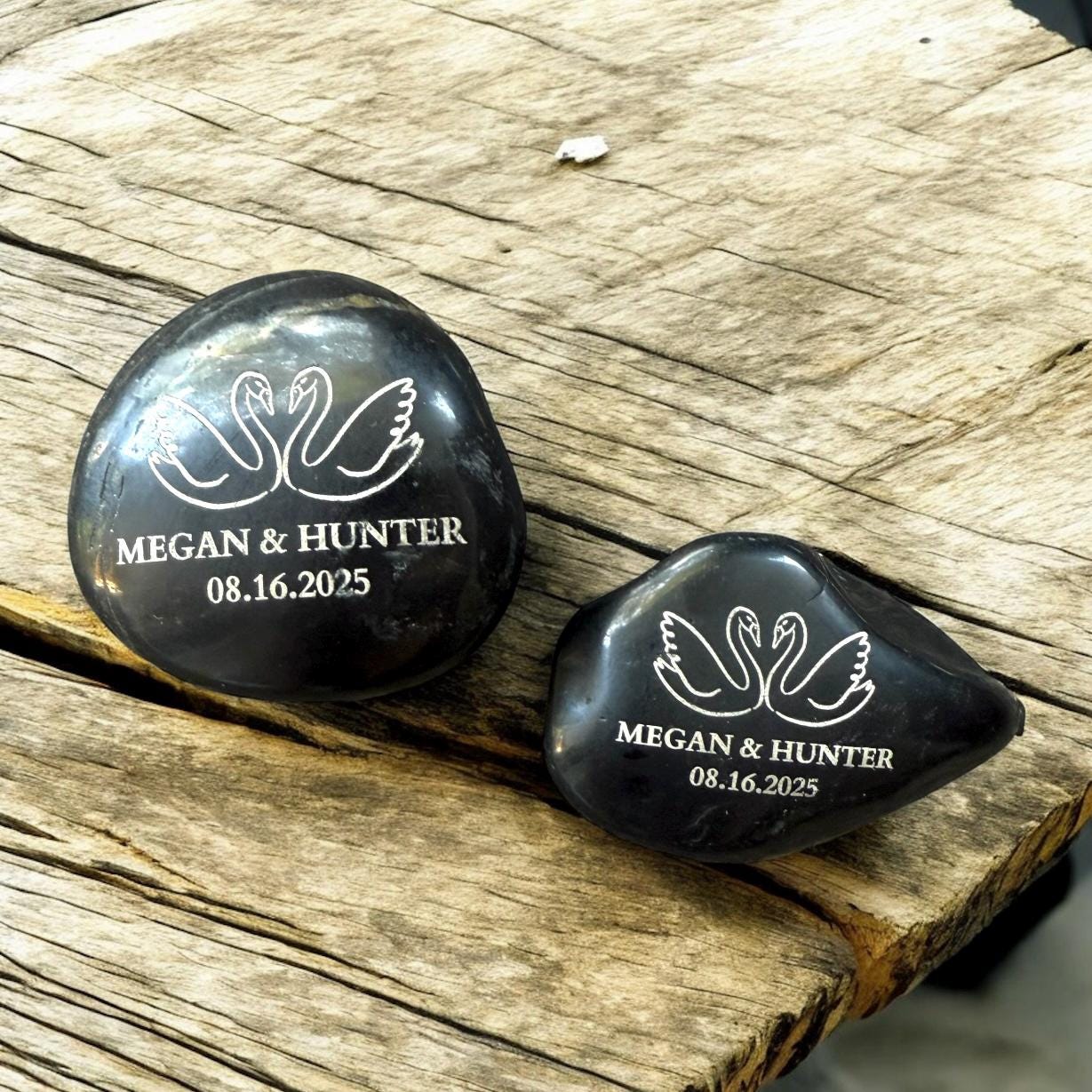 Personalized Design Your Own Engraved River Rock Bulk Branding