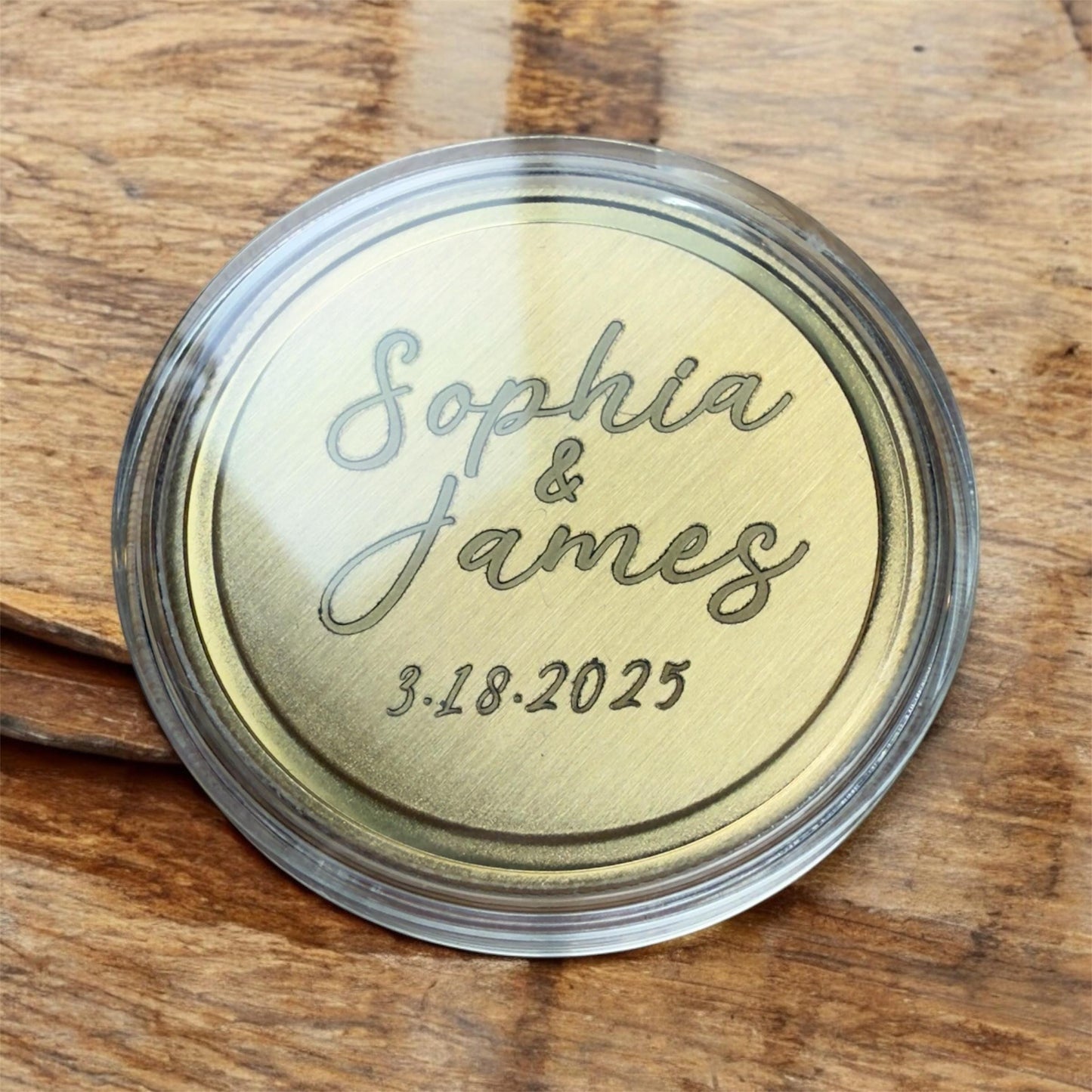 Custom Brass Challenge Coin, Decision Coin, Flip Coin, Souvenir Token, Fathers Day Gift, Gift for Her, Personalized Gift, photo engraving