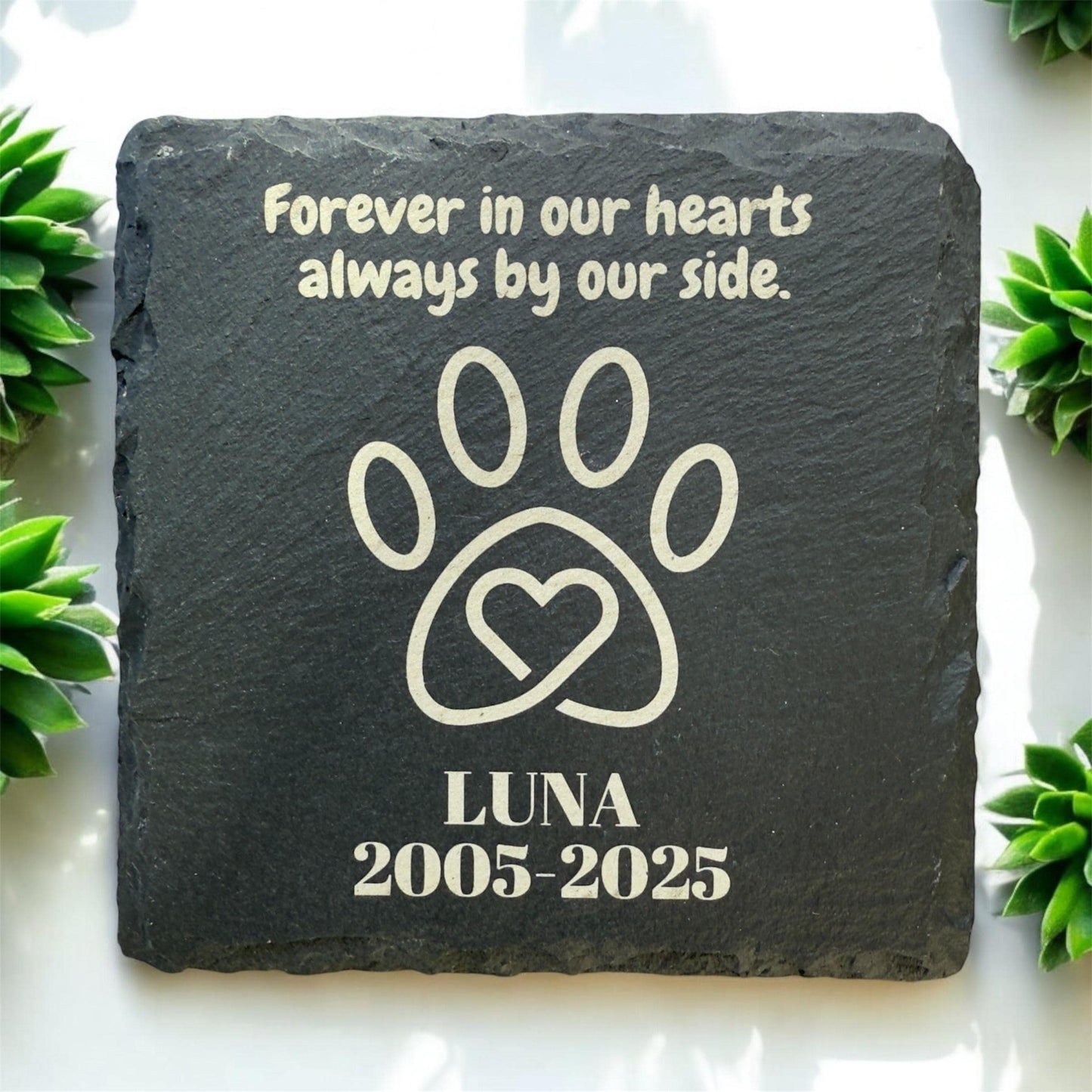 Personalized Pet Memorial Stone for home & garden, Dog memorial, Cat memorial, Pet remembrance gift, In memory of gift, Pet grave marker