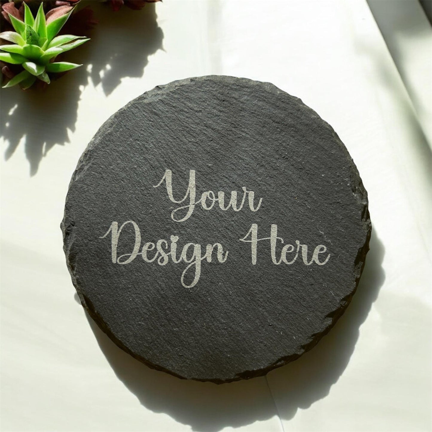 Engraved Coasters | Custom Wedding Gift | Personalized Housewarming Gift Set | Monogram Stone Coasters| Bulk