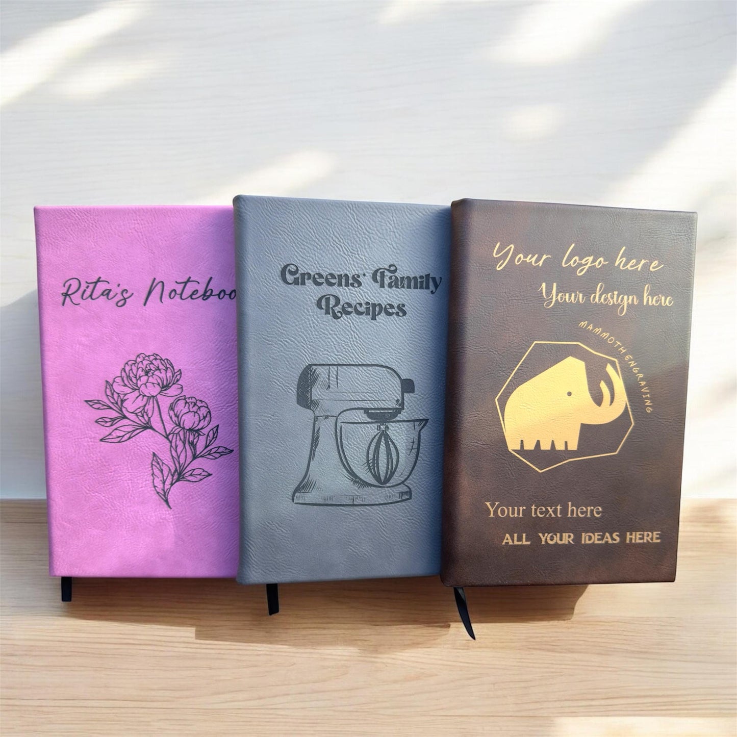 Customized Leather Journal, Personalized Leather Journal, Journal with Name, Personalized Notebook, Personalized Diary, Travel Size