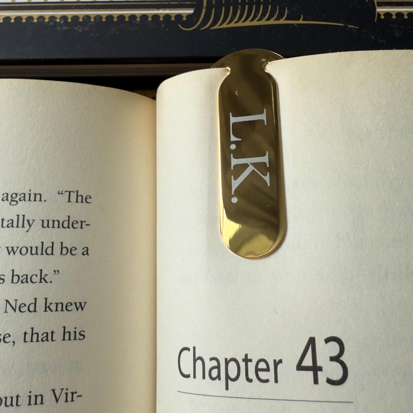 Personalized Gold Bookmark: Engraved Metal, Custom Corporate Gift