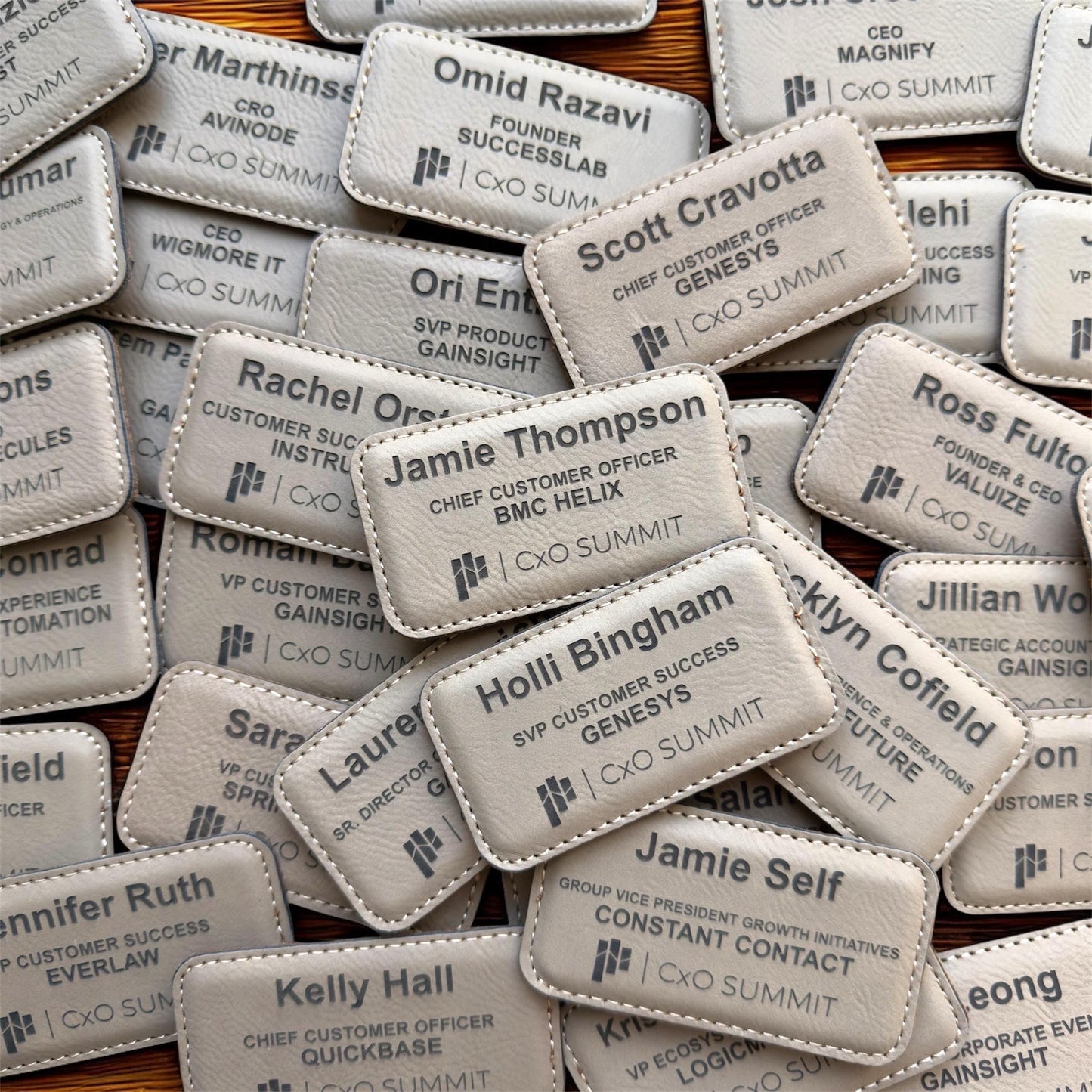 Employee Personalized Name Tag Badge Magnet Attachment Customized Identification Engraved