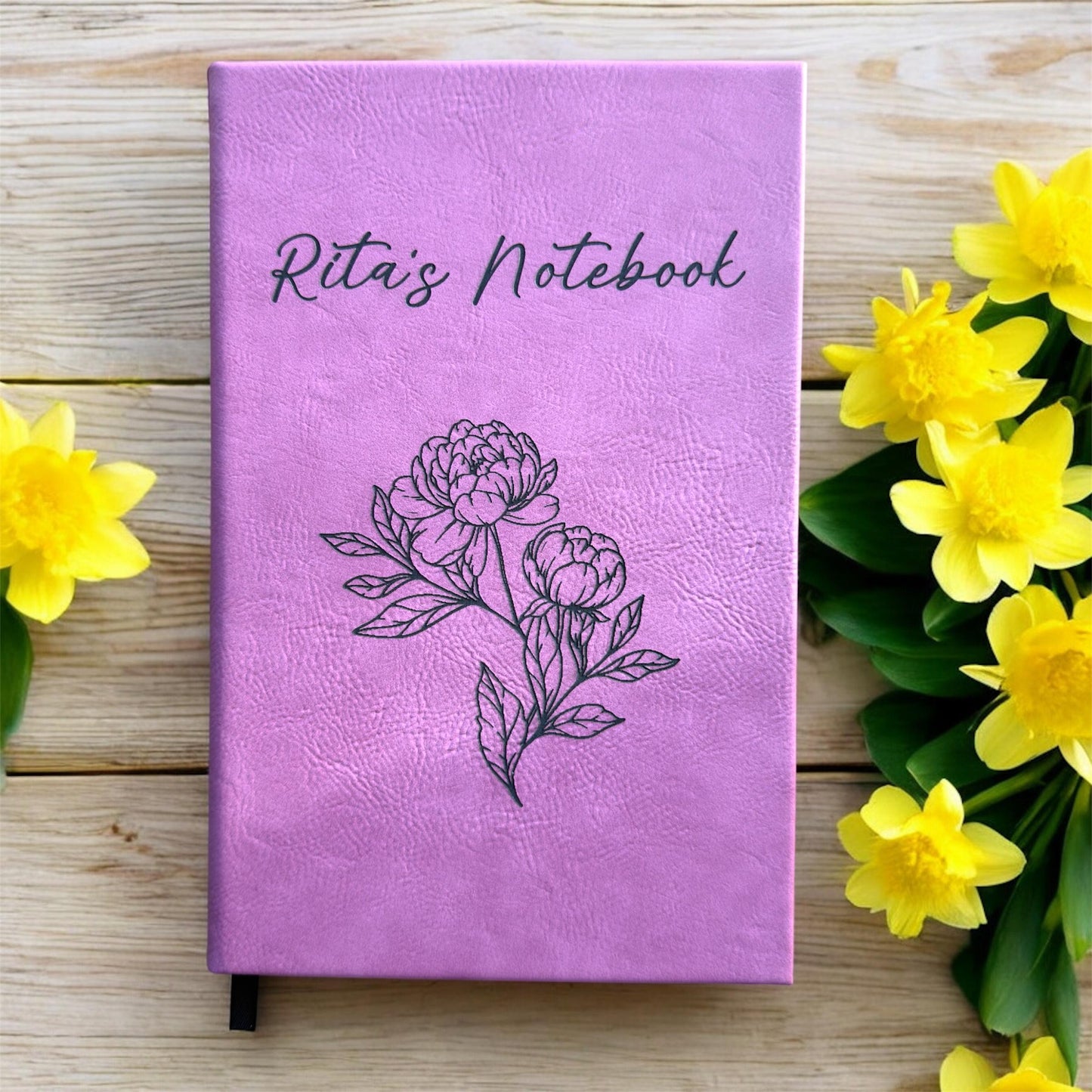 Customized Leather Journal, Personalized Leather Journal, Journal with Name, Personalized Notebook, Personalized Diary, Travel Size