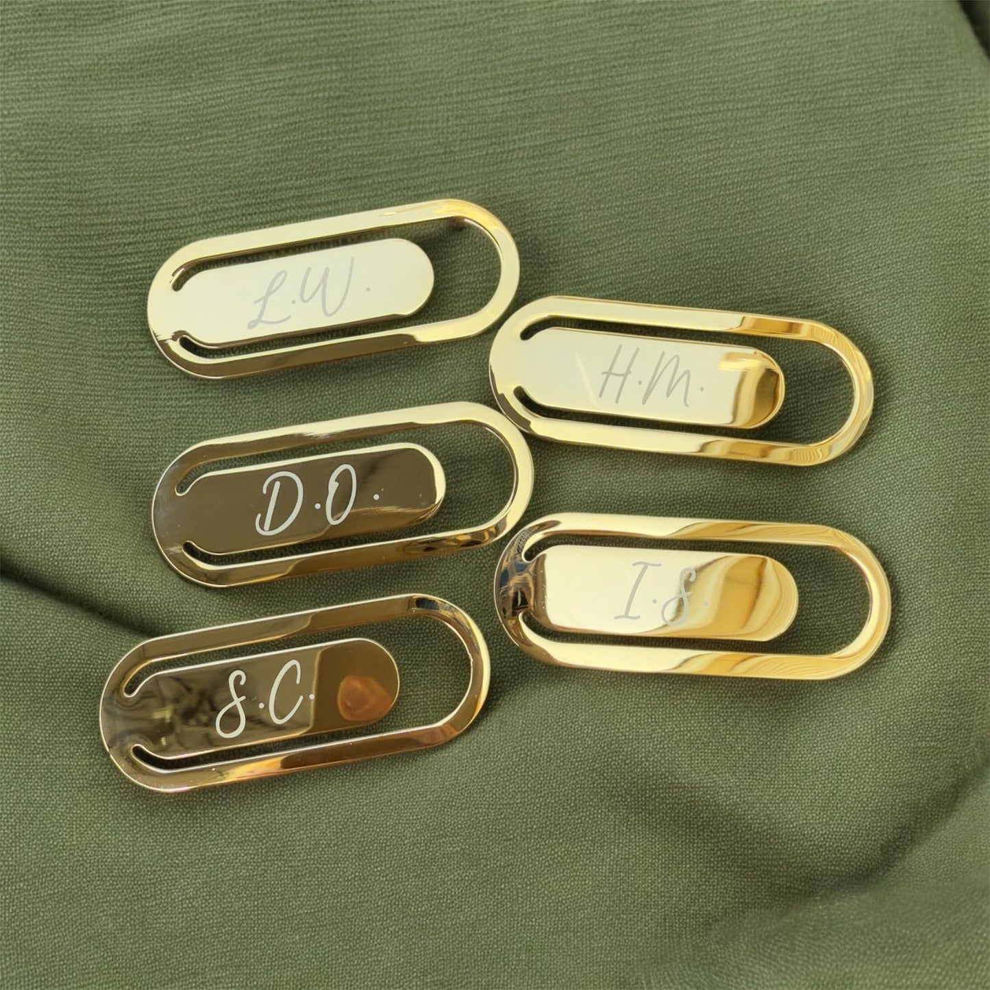 Personalized Gold Bookmark: Engraved Metal, Custom Corporate Gift