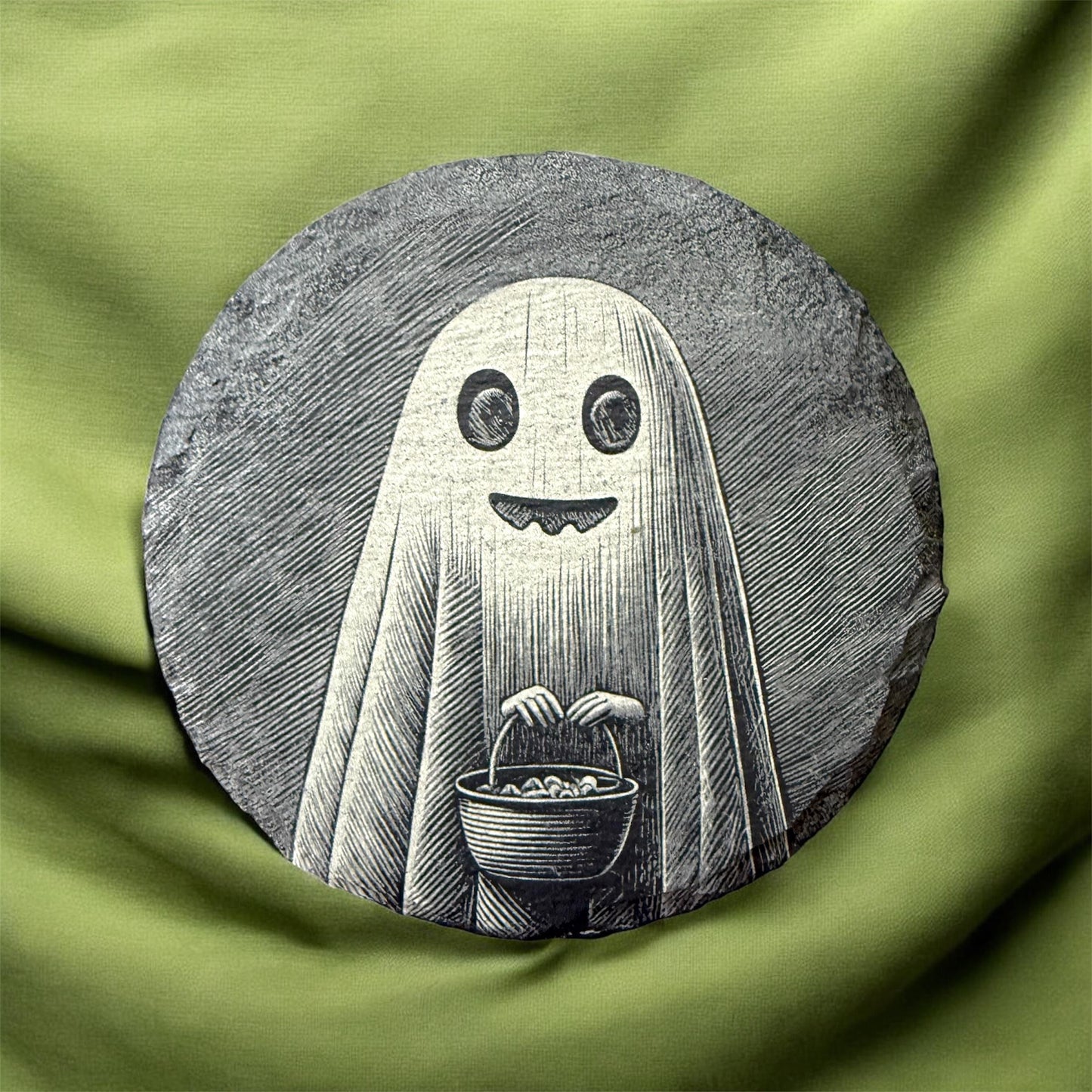Halloween Slate Coaster for Restaurants, Bars & Home Decor