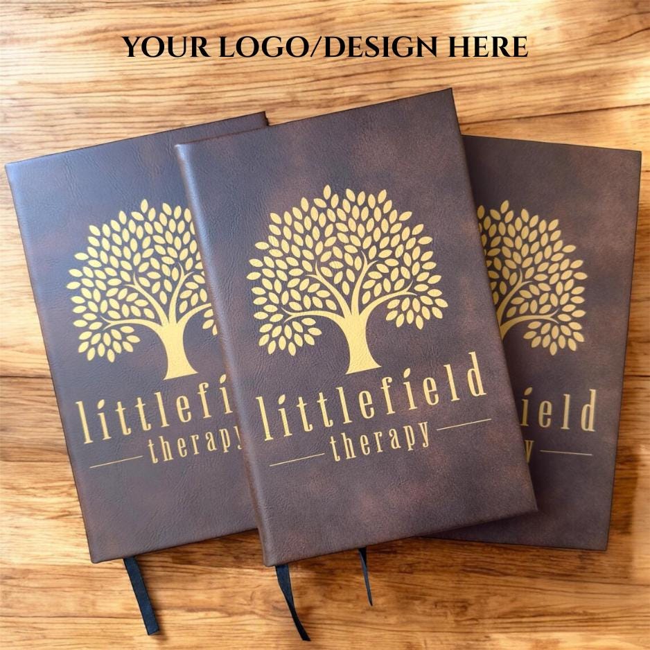 Personalized Leatherette Journal: Engraved Custom Notebook