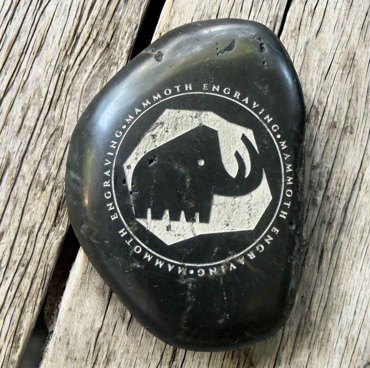 Personalized Design Your Own Engraved River Rock Bulk Branding