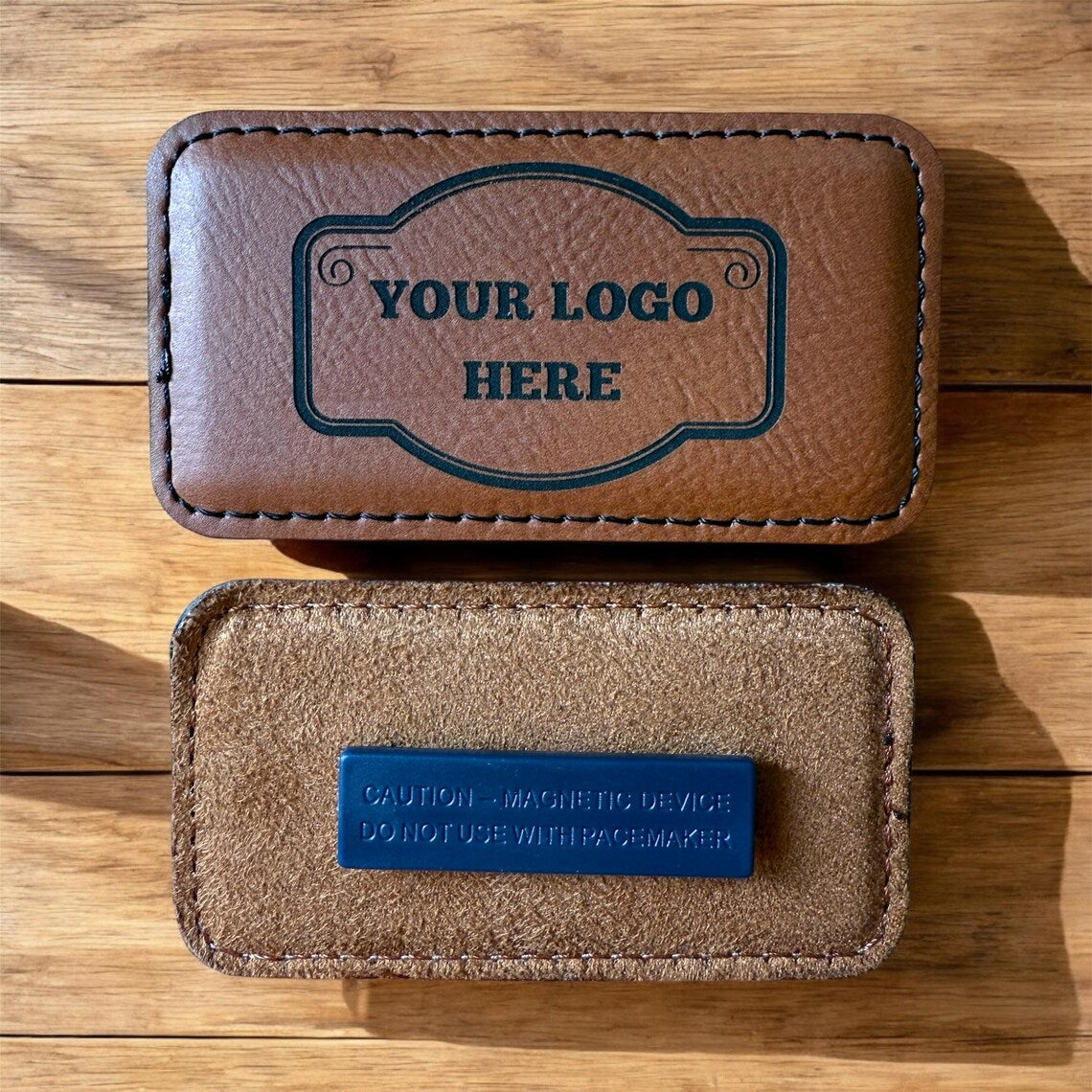Personalized Name Tag Badge Magnet Attachment Customized Identification Engraved - 5 Pieces