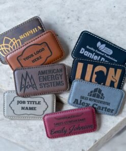 Employee Personalized Name Tag Badge Magnet Attachment Customized Identification Engraved