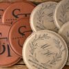 Wedding Favors Bulk Engraved, Leather Bulk Coasters
