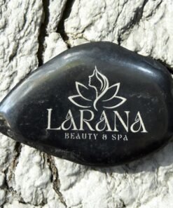 Alternative view of Custom Design Your Own Engraved River Rock